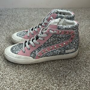 Vintage Havana high top sneakers